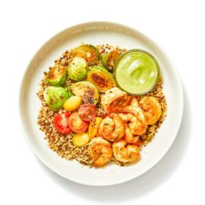 Seared Shrimp & Quinoa Bowl