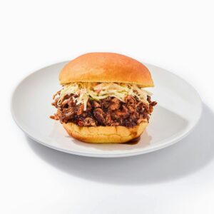 Pulled Pork Barbecue Sandwich