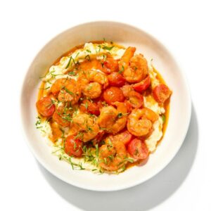 Garlic Shrimp & Roasted Tomatoes