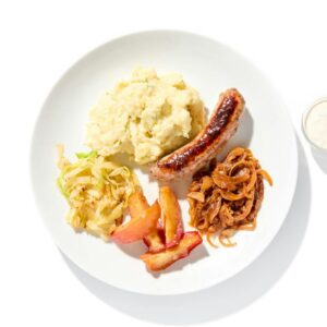 Beer Braised Pork Bratwurst
