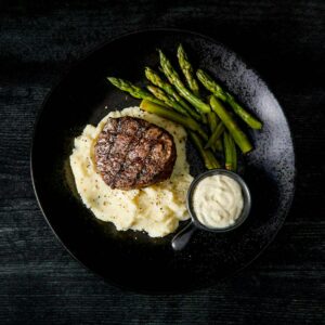 Filet Mignon with Gorgonzola Cream Sauce