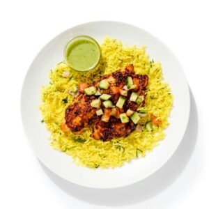 Masala Tilapia & Turmeric Rice