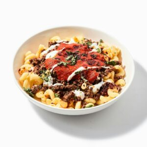 Baharat-Spiced Beef Pasta