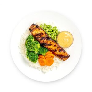 Grilled Spicy Salmon Bowl