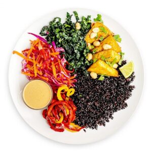 Tofu Forbidden Rice Bowl